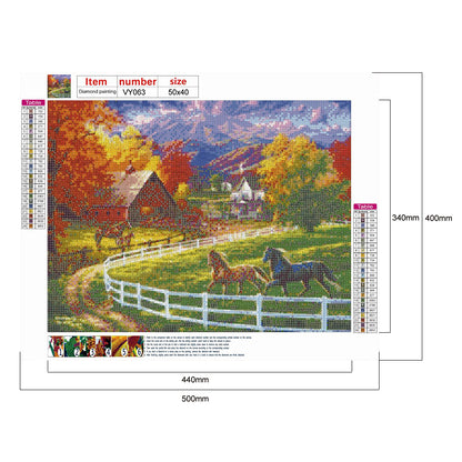 Manor - Full Round Drill Diamond Painting 50*40CM