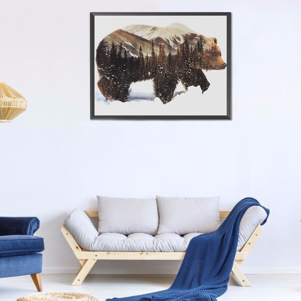 Grizzly Art - Full Round Drill Diamond Painting 40*30CM