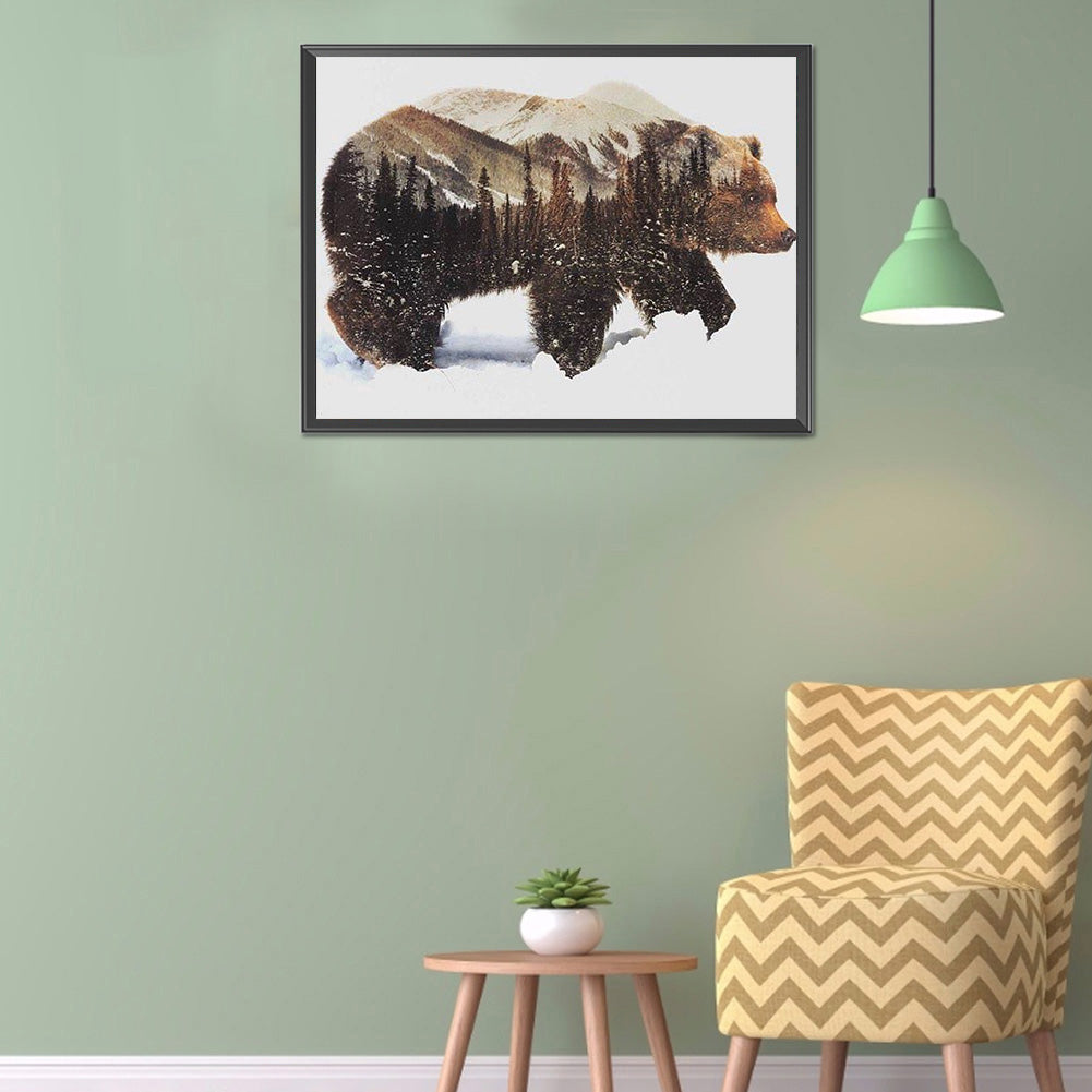 Grizzly Art - Full Round Drill Diamond Painting 40*30CM