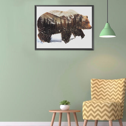 Grizzly Art - Full Round Drill Diamond Painting 40*30CM