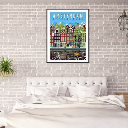 Amsterdam - Full Round Drill Diamond Painting 30*40CM