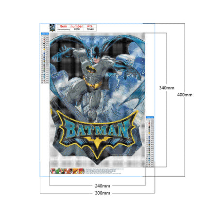 Batman - Full Round Drill Diamond Painting 30*40CM