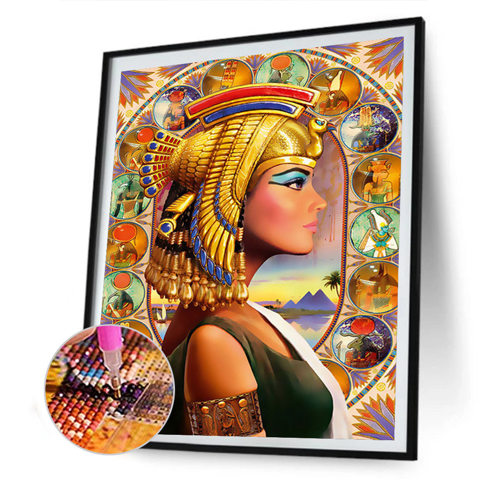 Queen Of India - Full Round Drill Diamond Painting 30*40CM