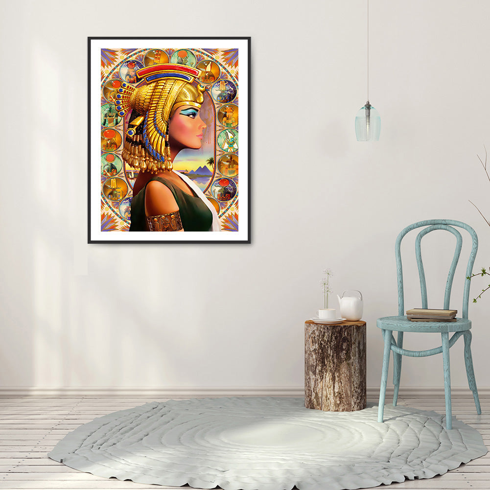 Queen Of India - Full Round Drill Diamond Painting 30*40CM