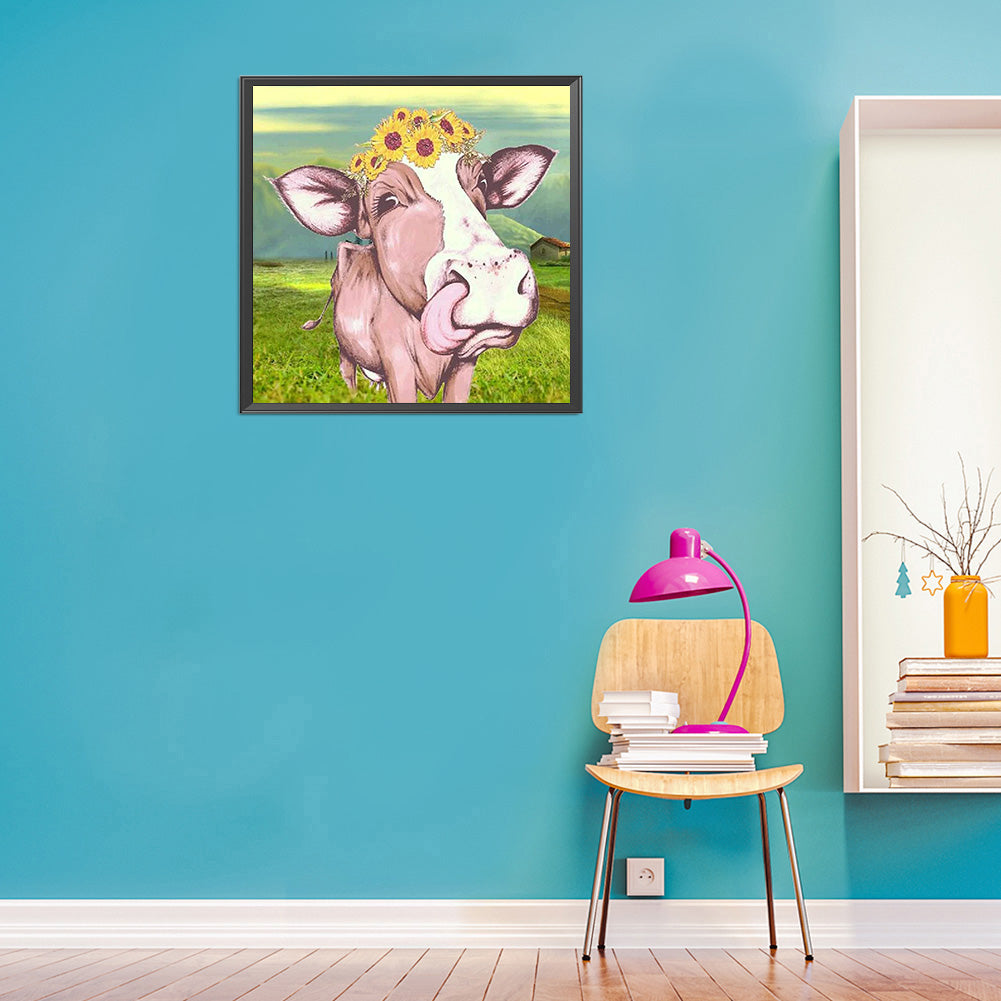 Cattle - Full Round Drill Diamond Painting 30*30CM