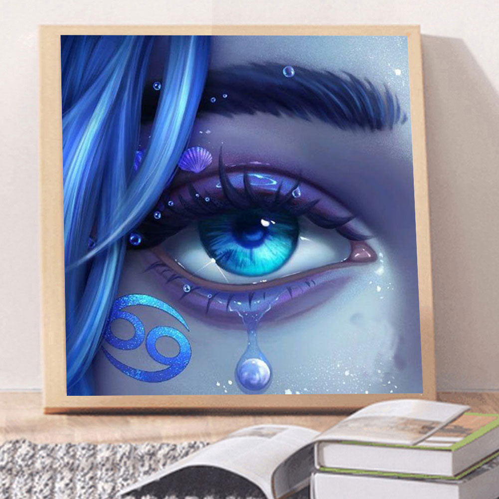 Bright Eye Makeup - Full Round Drill Diamond Painting 30*30CM