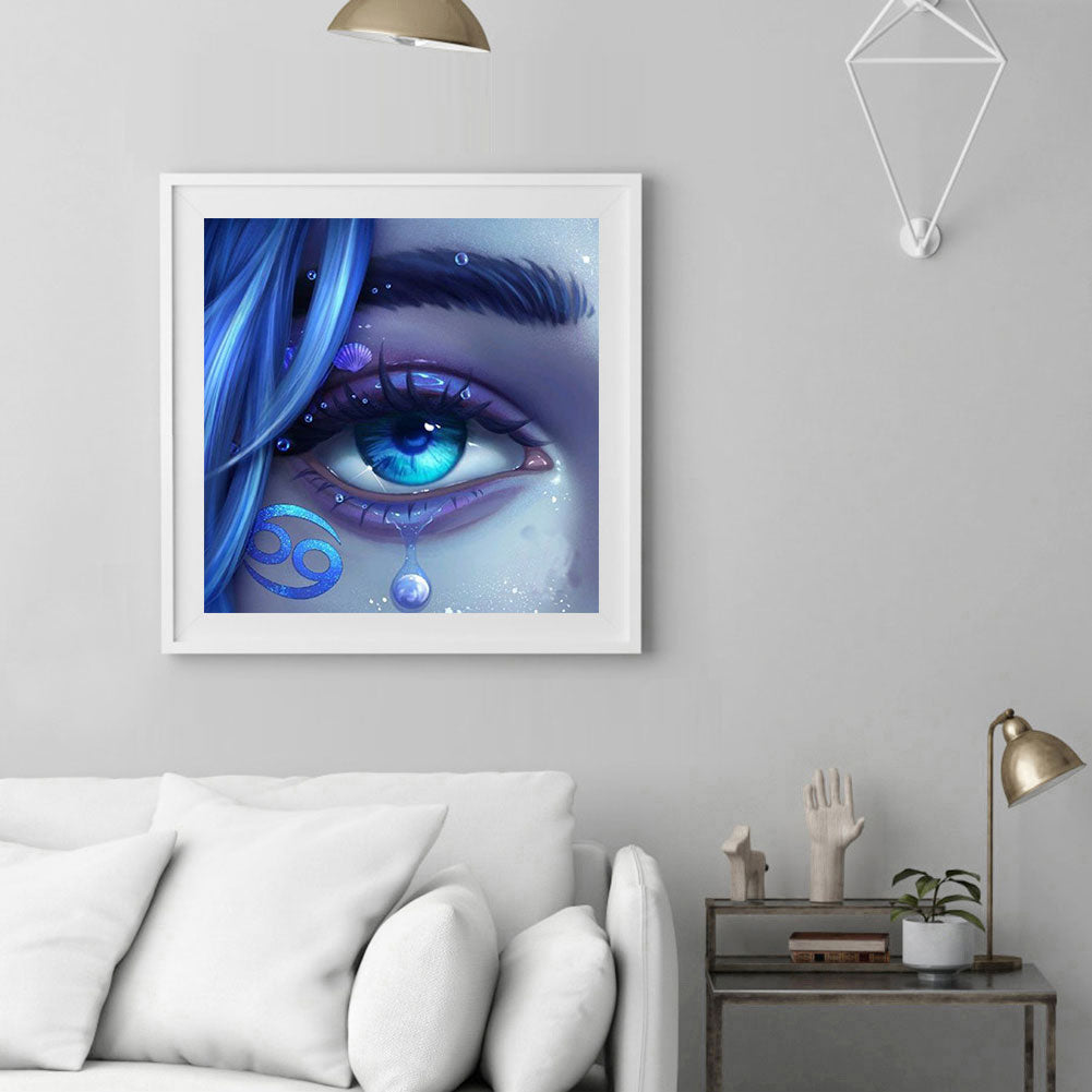 Bright Eye Makeup - Full Round Drill Diamond Painting 30*30CM