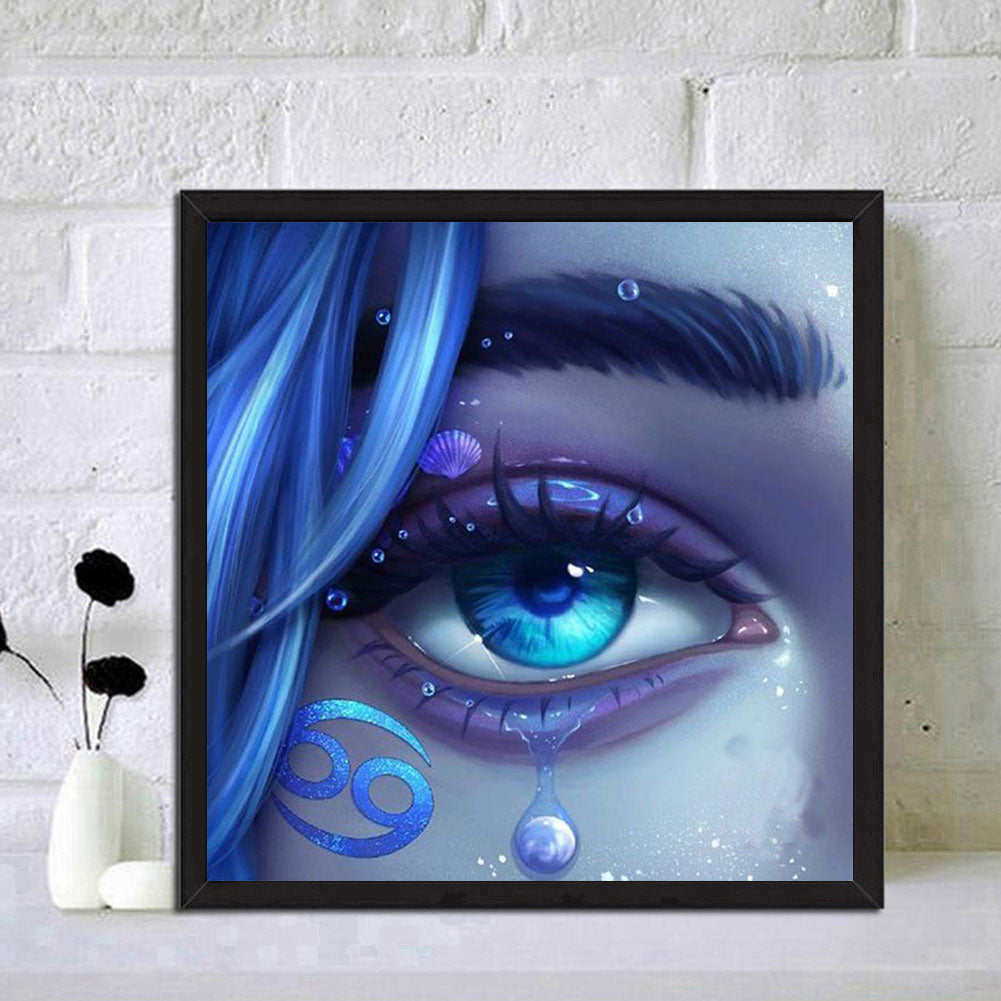 Bright Eye Makeup - Full Round Drill Diamond Painting 30*30CM