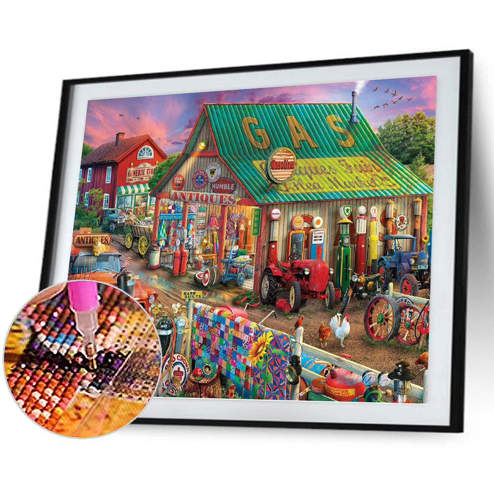 Shop Market - Full Round Drill Diamond Painting 50*40CM