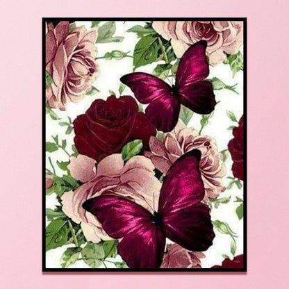 Pansies - 11CT Stamped Cross Stitch 36*46CM