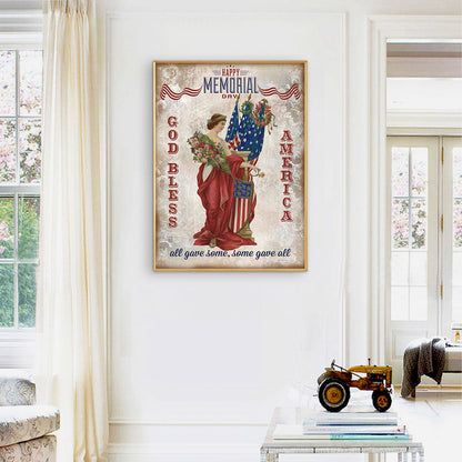 Independence Day - Full Round Drill Diamond Painting 40*50CM