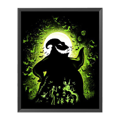 Silhouette - Halloween Skull - 11CT Stamped Cross Stitch 40*50CM