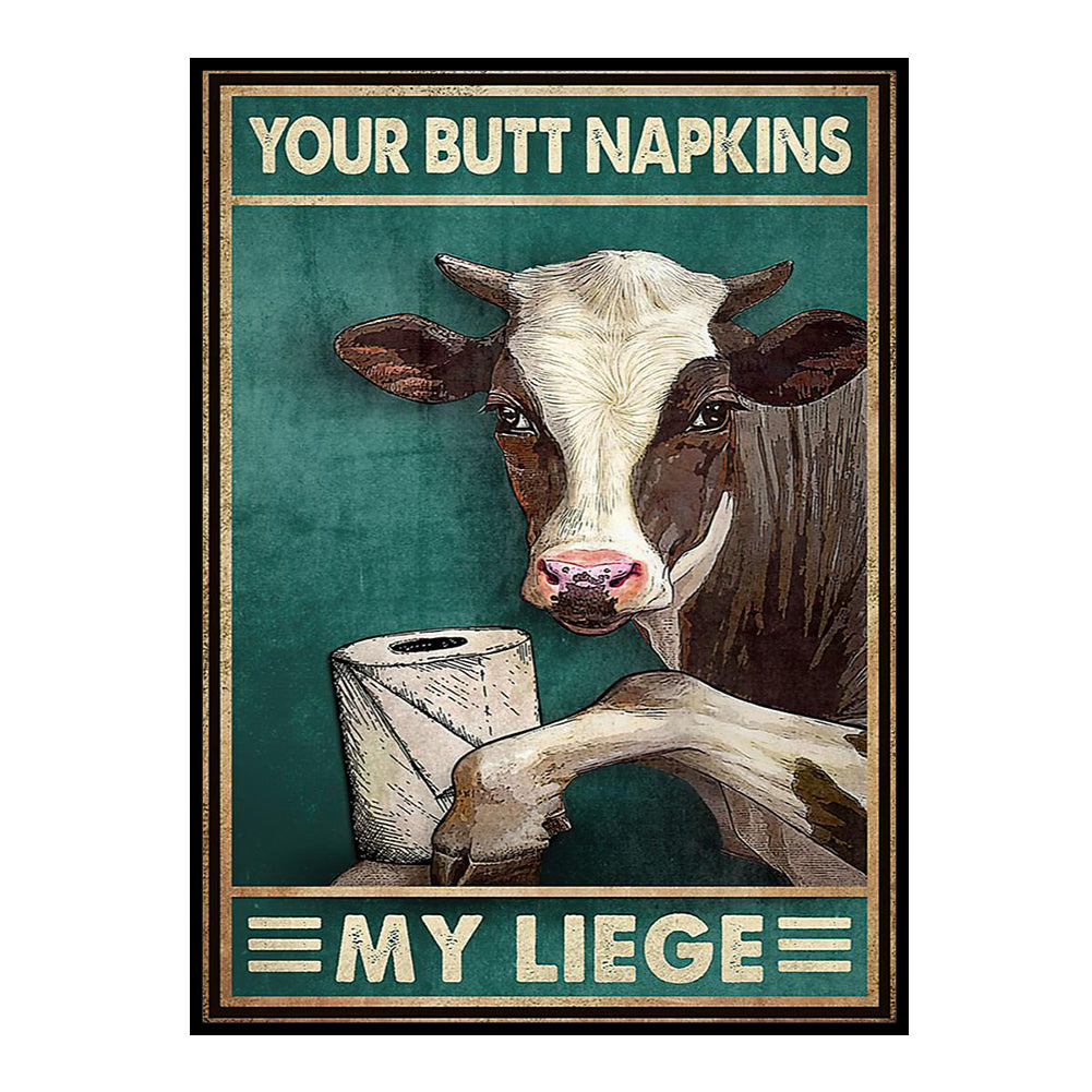 Cattle - 11CT Stamped Cross Stitch 40*55CM