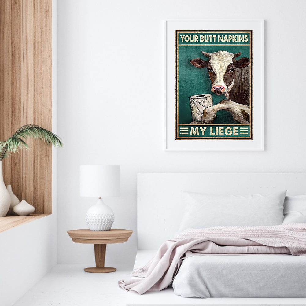 Cattle - 11CT Stamped Cross Stitch 40*55CM