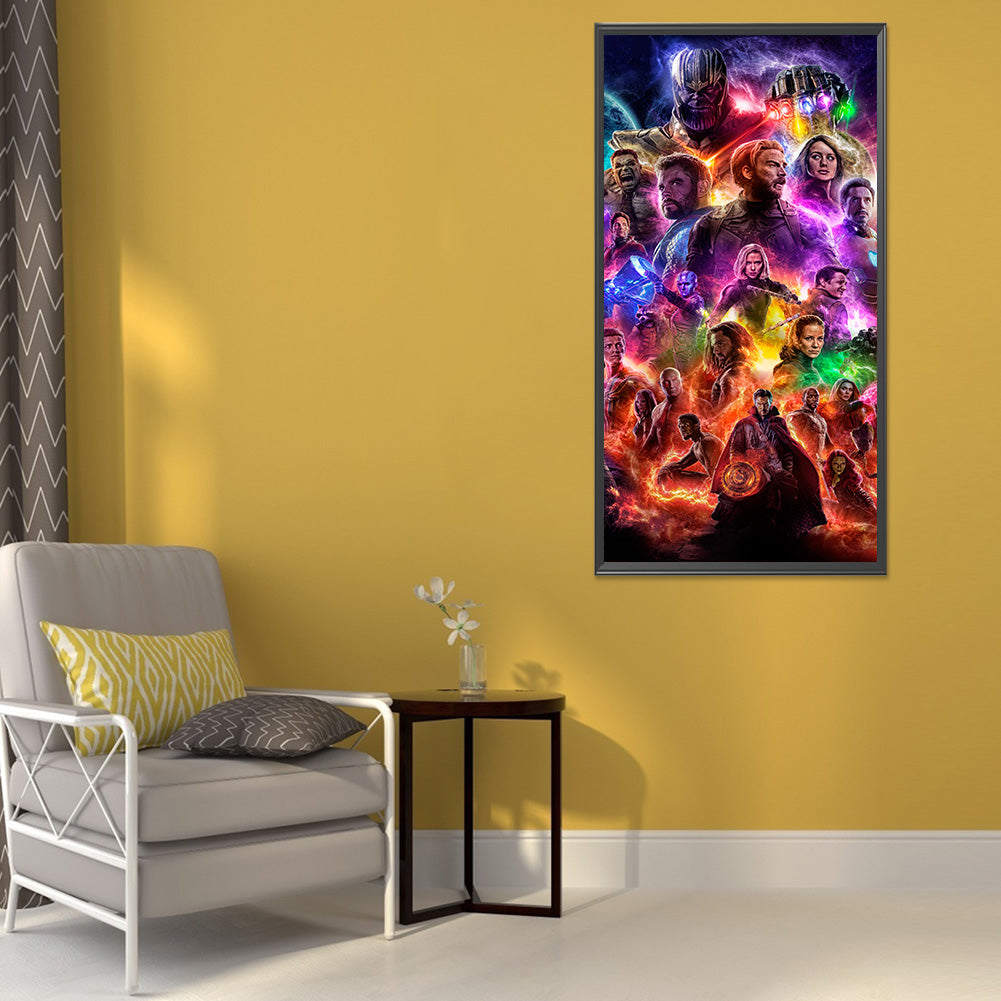 The Avengers - Full Round Drill Diamond Painting 50*100CM