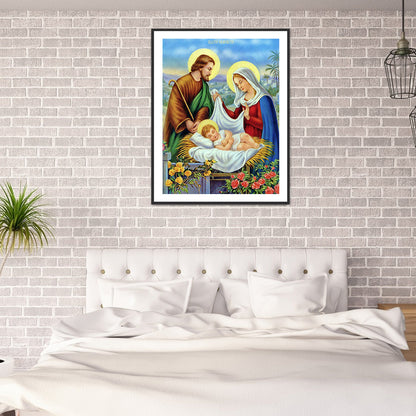 Religious Figures - Full Round Drill Diamond Painting 30*40CM