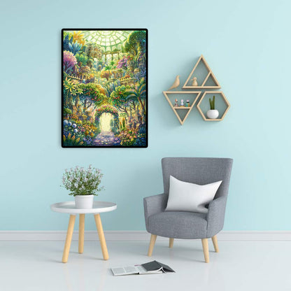 Garden In The Sea - 11CT Stamped Cross Stitch 40*56CM