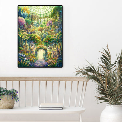 Garden In The Sea - 11CT Stamped Cross Stitch 40*56CM