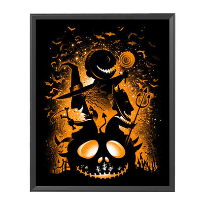 Silhouette - Halloween Skull - 11CT Stamped Cross Stitch 40*50CM