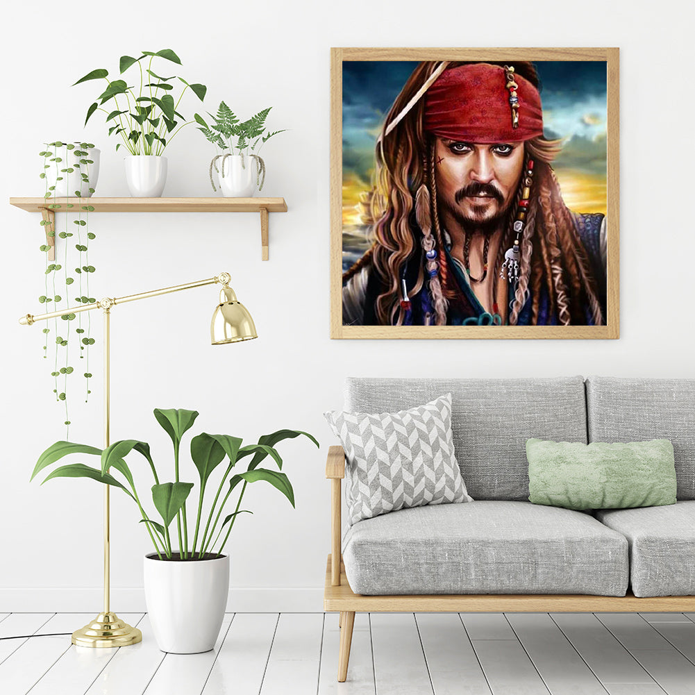 Pirate - Full Round Drill Diamond Painting 40*40CM