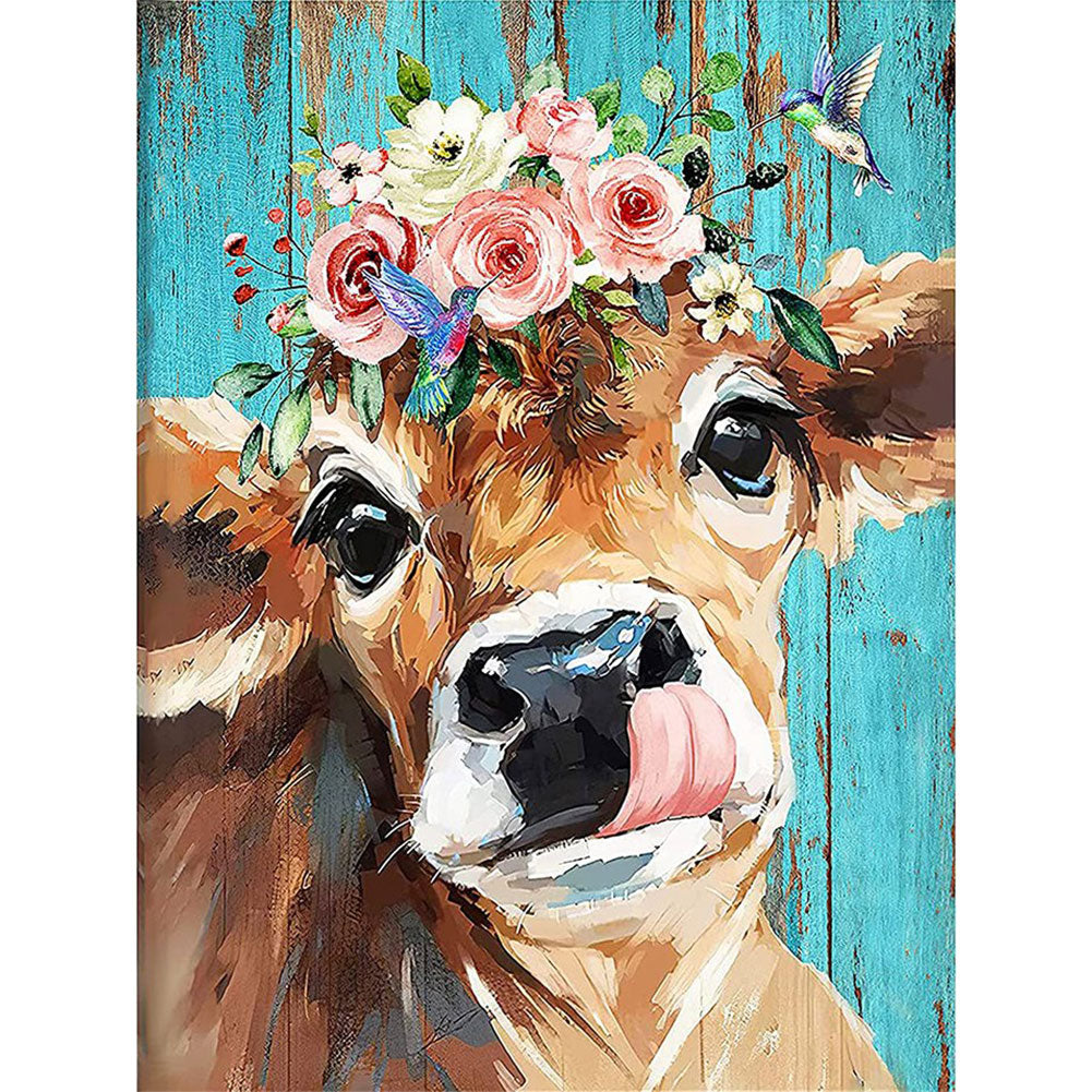 Cattle - Full Round Drill Diamond Painting 30*40CM