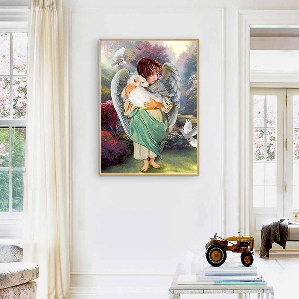 Angel Girl - Full Round Drill Diamond Painting 30*40CM