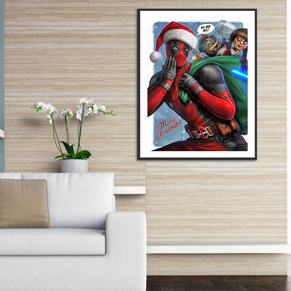 Deadpool - Full Round Drill Diamond Painting 30*40CM