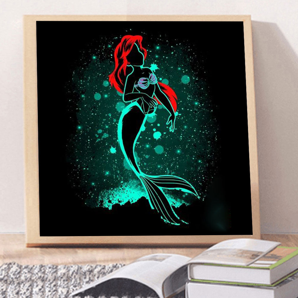 Mermaid - Full Round Drill Diamond Painting 40*40CM