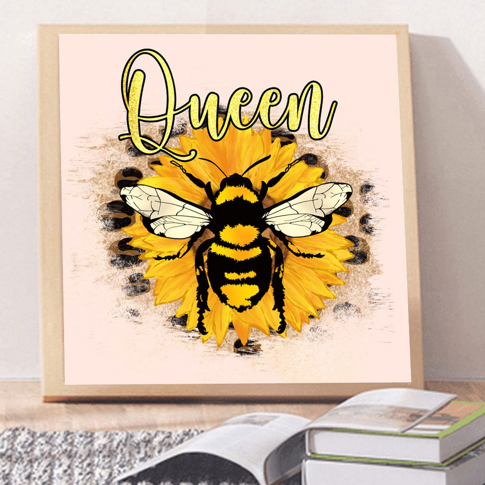 Bee - Full Round Drill Diamond Painting 50*50CM