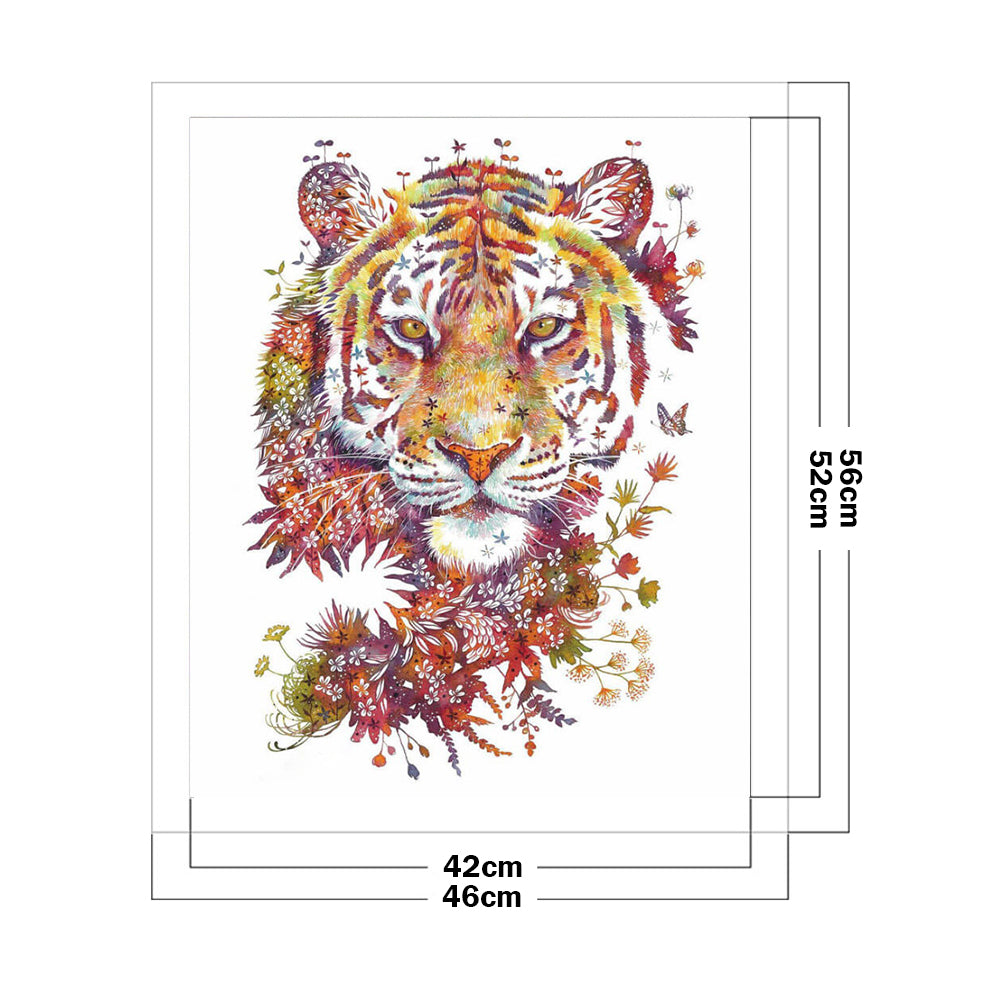 Tiger - 11CT Counted Cross Stitch 46*56CM