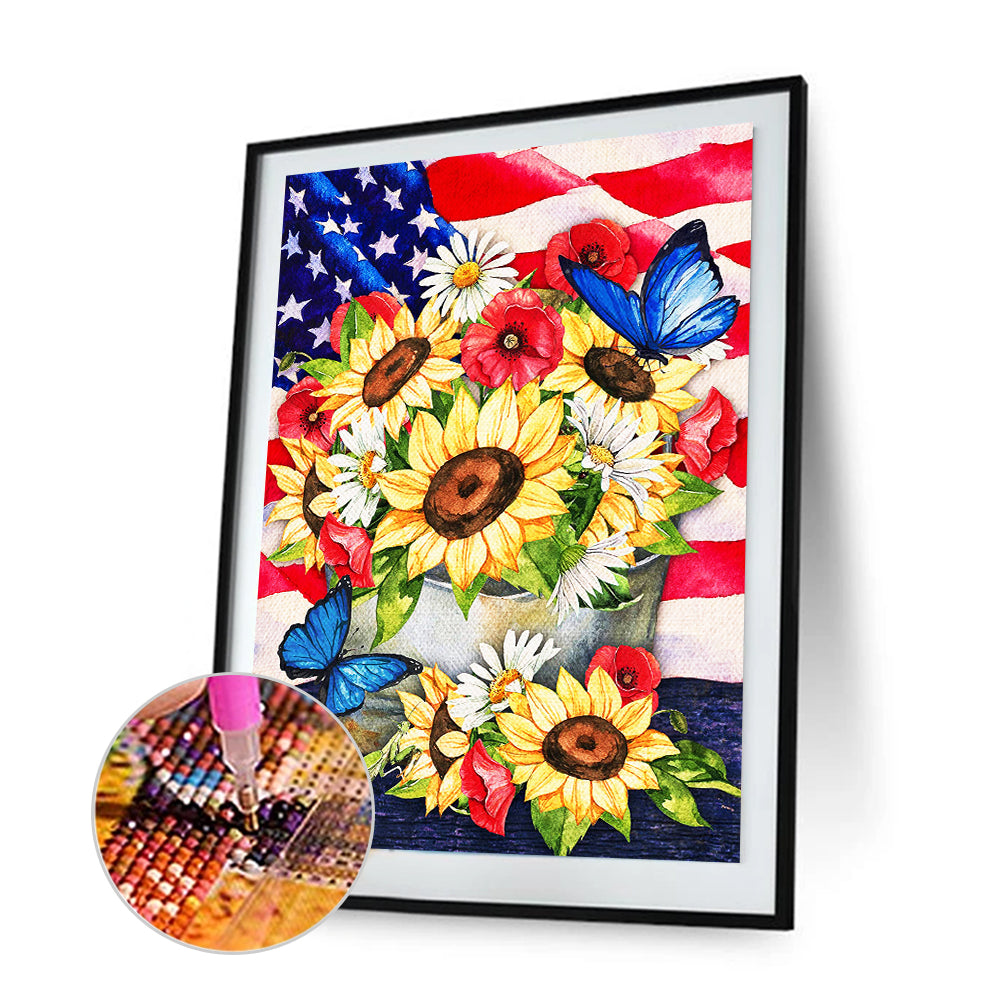 Butterfly - Full Square Drill Diamond Painting 30X40CM