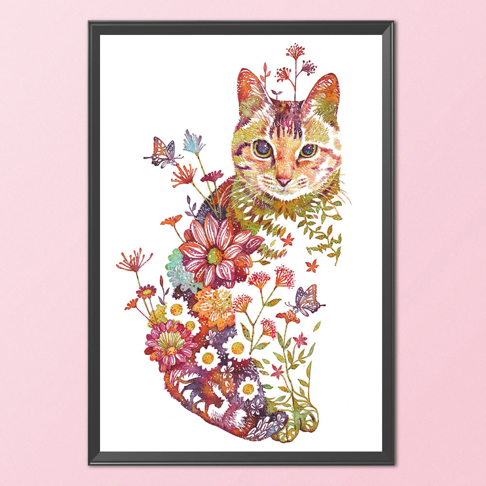 Cat - 11CT Counted Cross Stitch 40*55CM