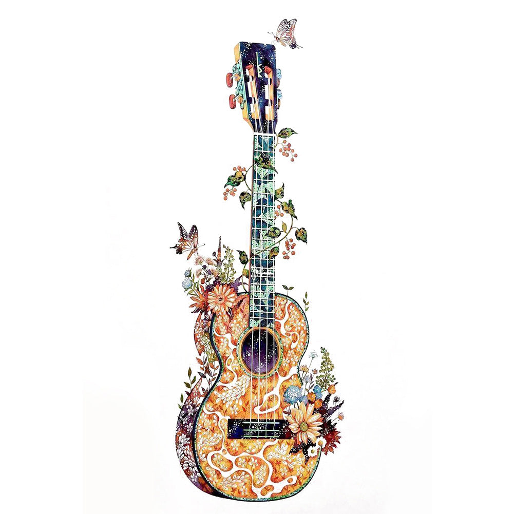 Guitar - 11CT Counted Cross Stitch 45*60CM