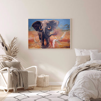 Elephant - Full Square Drill Diamond Painting 30X40CM