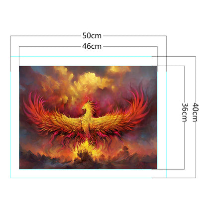 Phoenix Bird - 11CT Stamped Cross Stitch 50*40CM