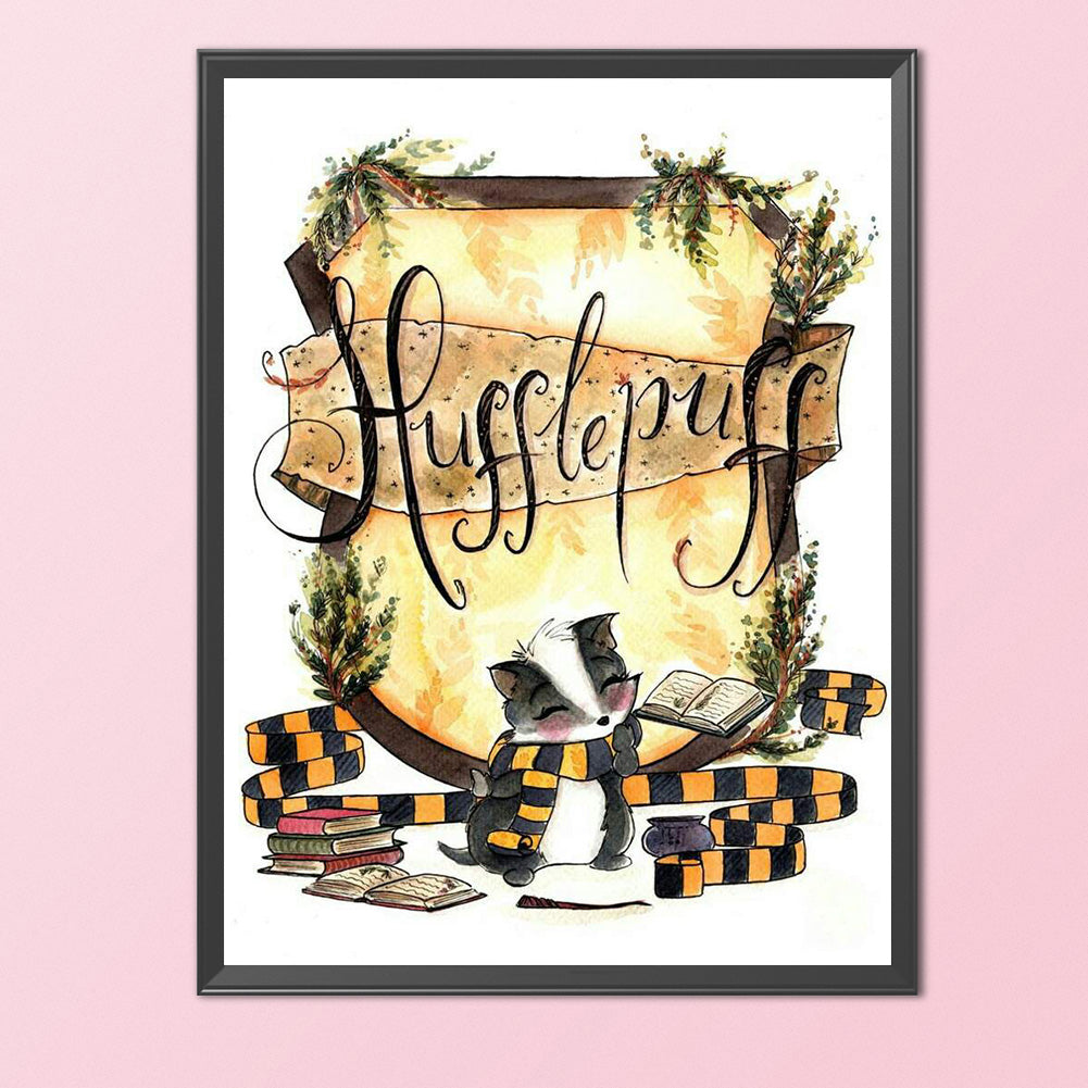 Harry Potter - Hufflepuff - 11CT Stamped Cross Stitch 30*42CM