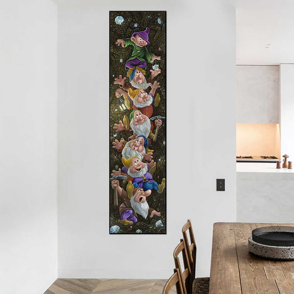 Disney - Dwarfs - 11CT Stamped Cross Stitch 30*120CM
