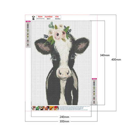 Cows - Full Round Drill Diamond Painting 30*40CM