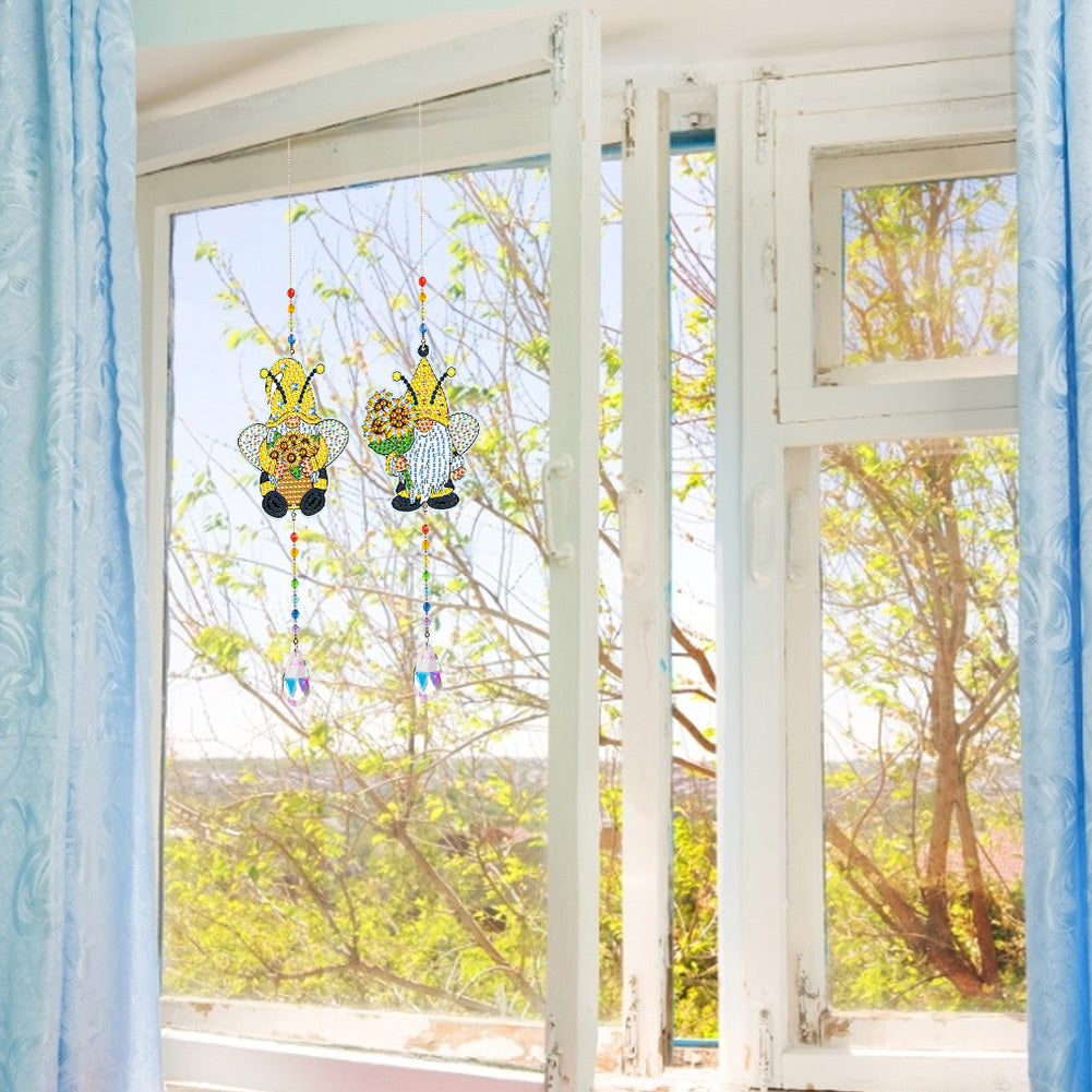 Crystal Light Catcher Diamond Painting Pendant Rainbow Chaser DIY Hanging