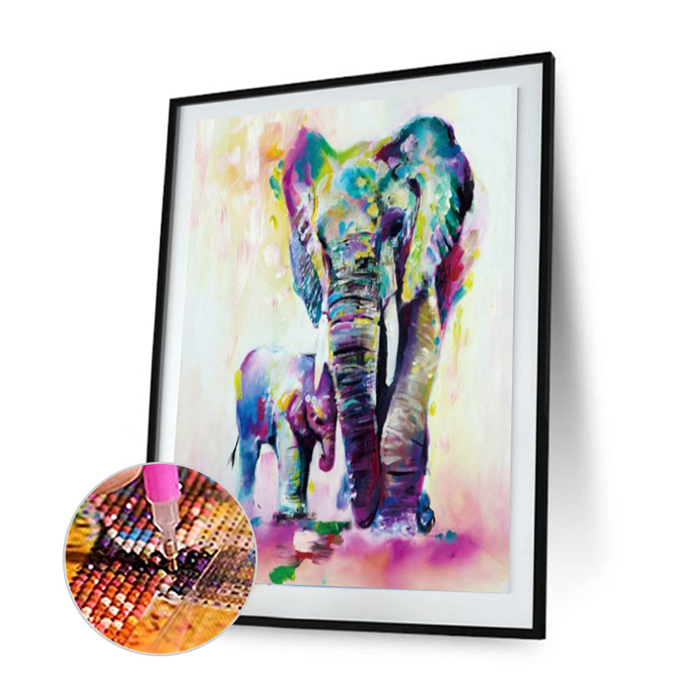 Elephant - Full Square Drill Diamond Painting 30X40CM