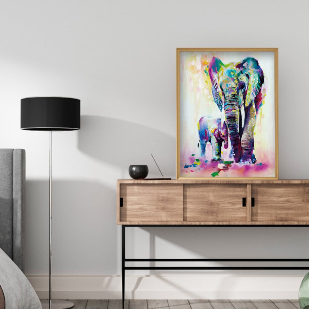 Elephant - Full Square Drill Diamond Painting 30X40CM