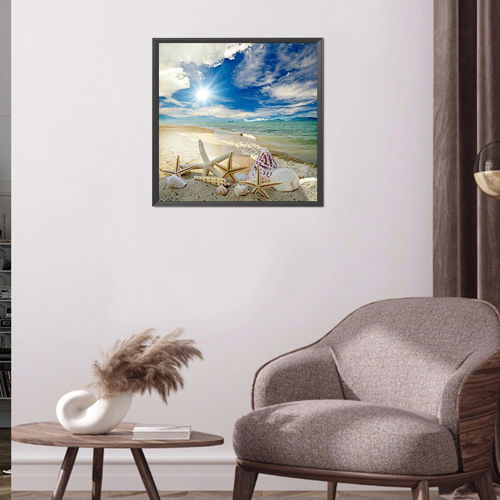 Sea ??Shells - Full Round Drill Diamond Painting 40*40CM