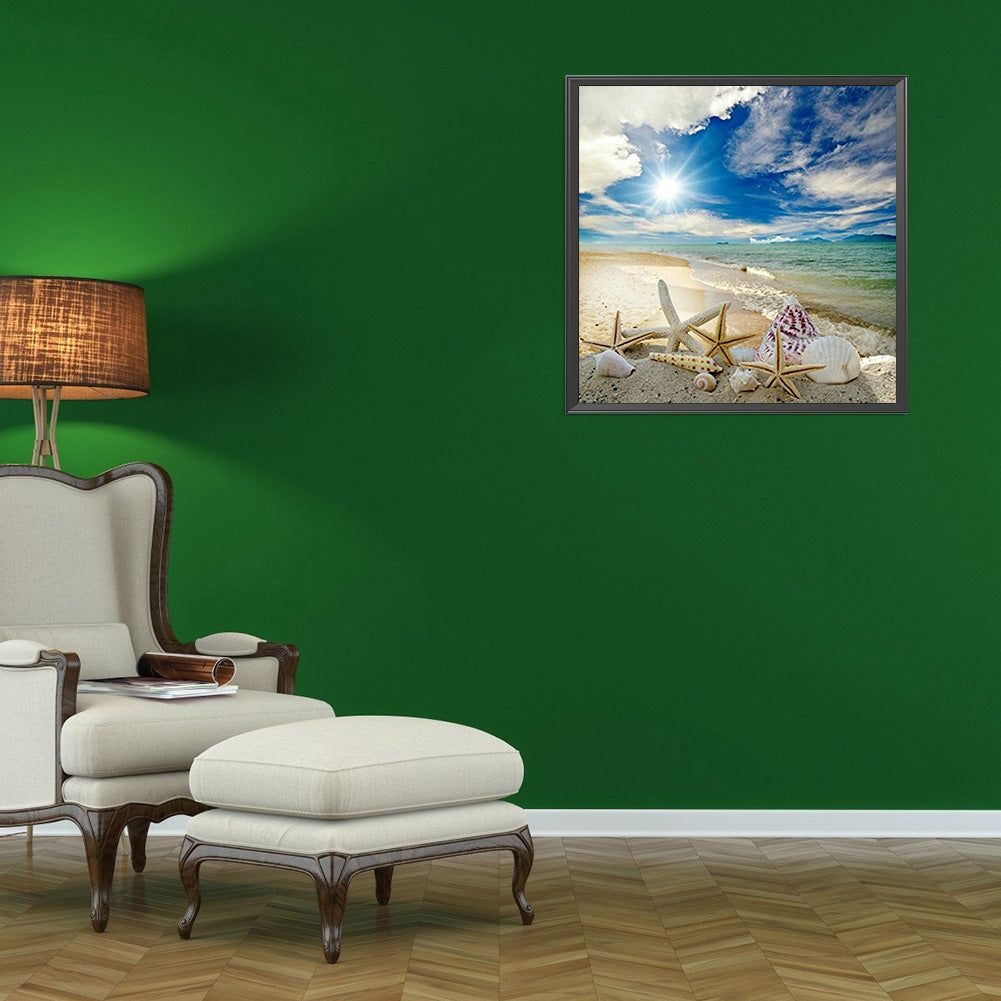 Sea ??Shells - Full Round Drill Diamond Painting 40*40CM