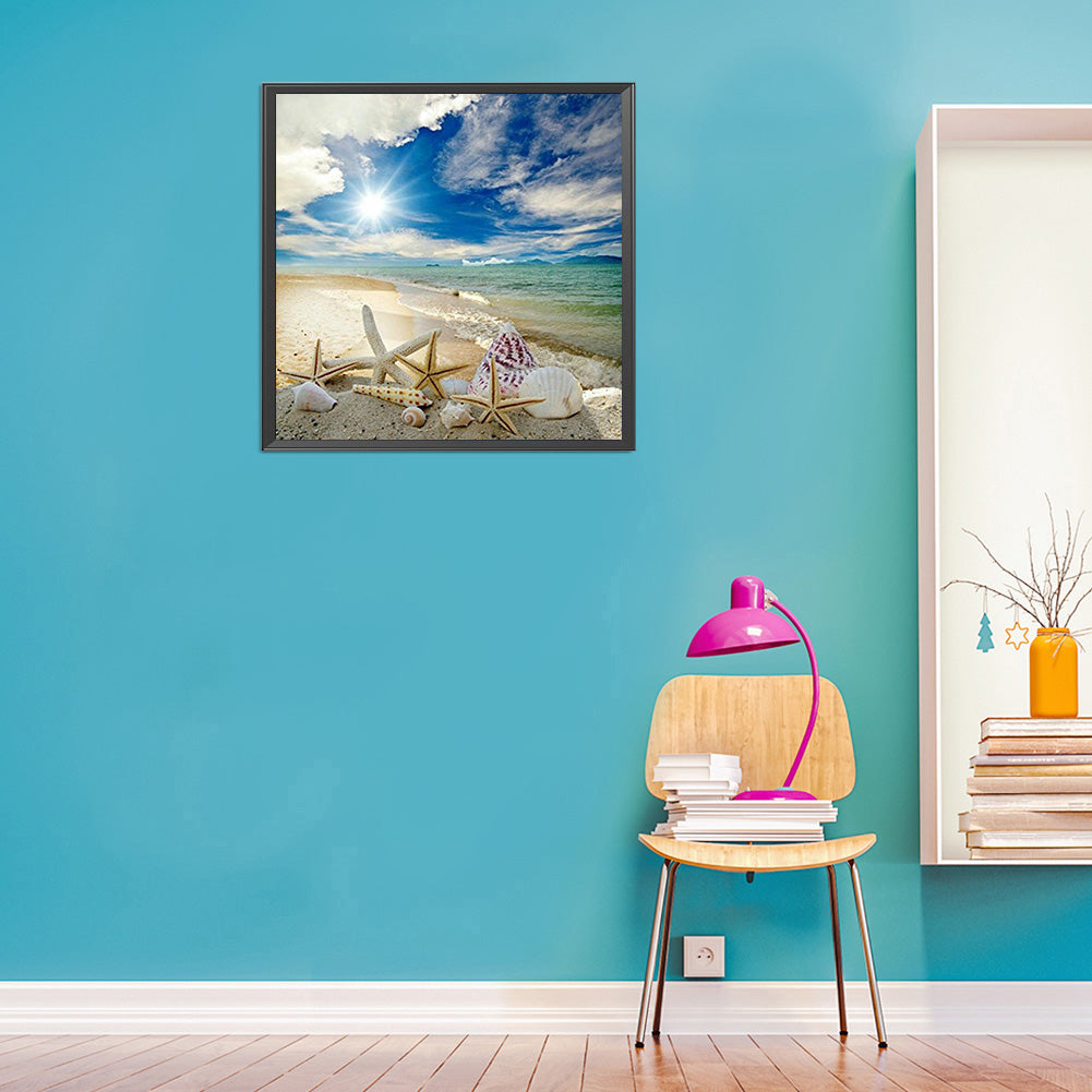Sea ??Shells - Full Round Drill Diamond Painting 40*40CM