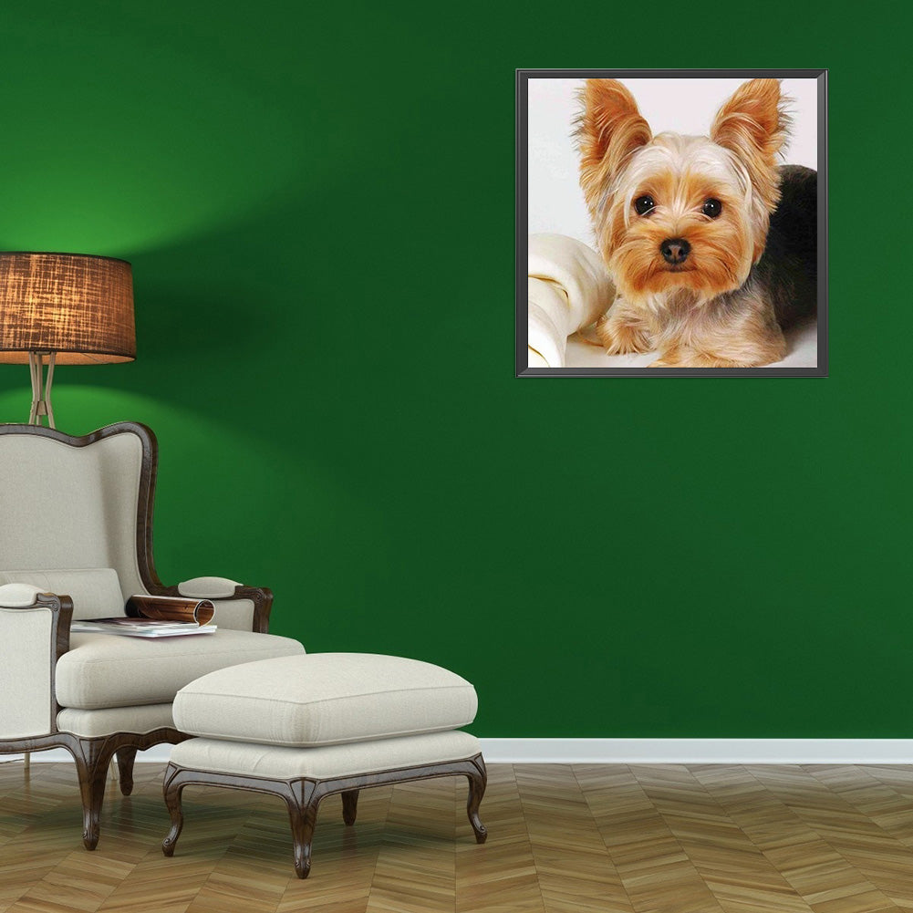 Puppy - Full Square Drill Diamond Painting 40*40CM