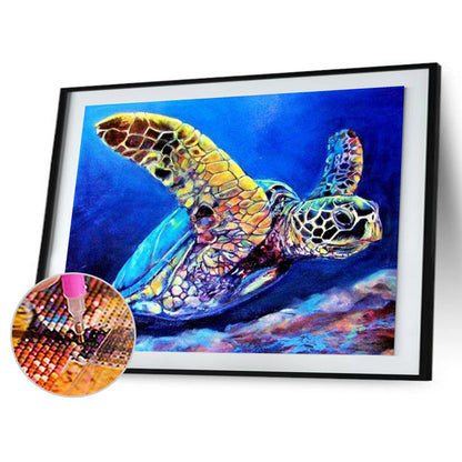 Sea ??Turtle - Full Square Drill Diamond Painting 30*40CM