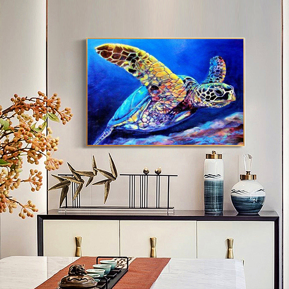 Sea ??Turtle - Full Square Drill Diamond Painting 30*40CM