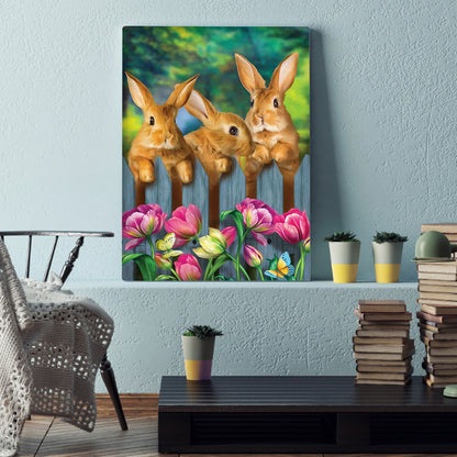 Rabbit - Full Square Drill Diamond Painting 30*40CM