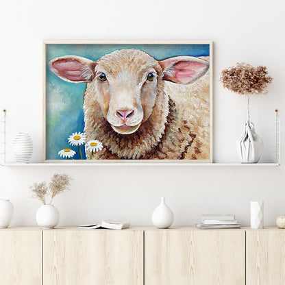 Sheep - Full Square Drill Diamond Painting 30*40CM