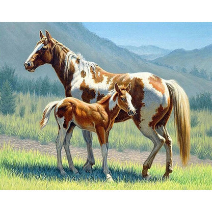 Horse - Full Square Drill Diamond Painting 30*40CM